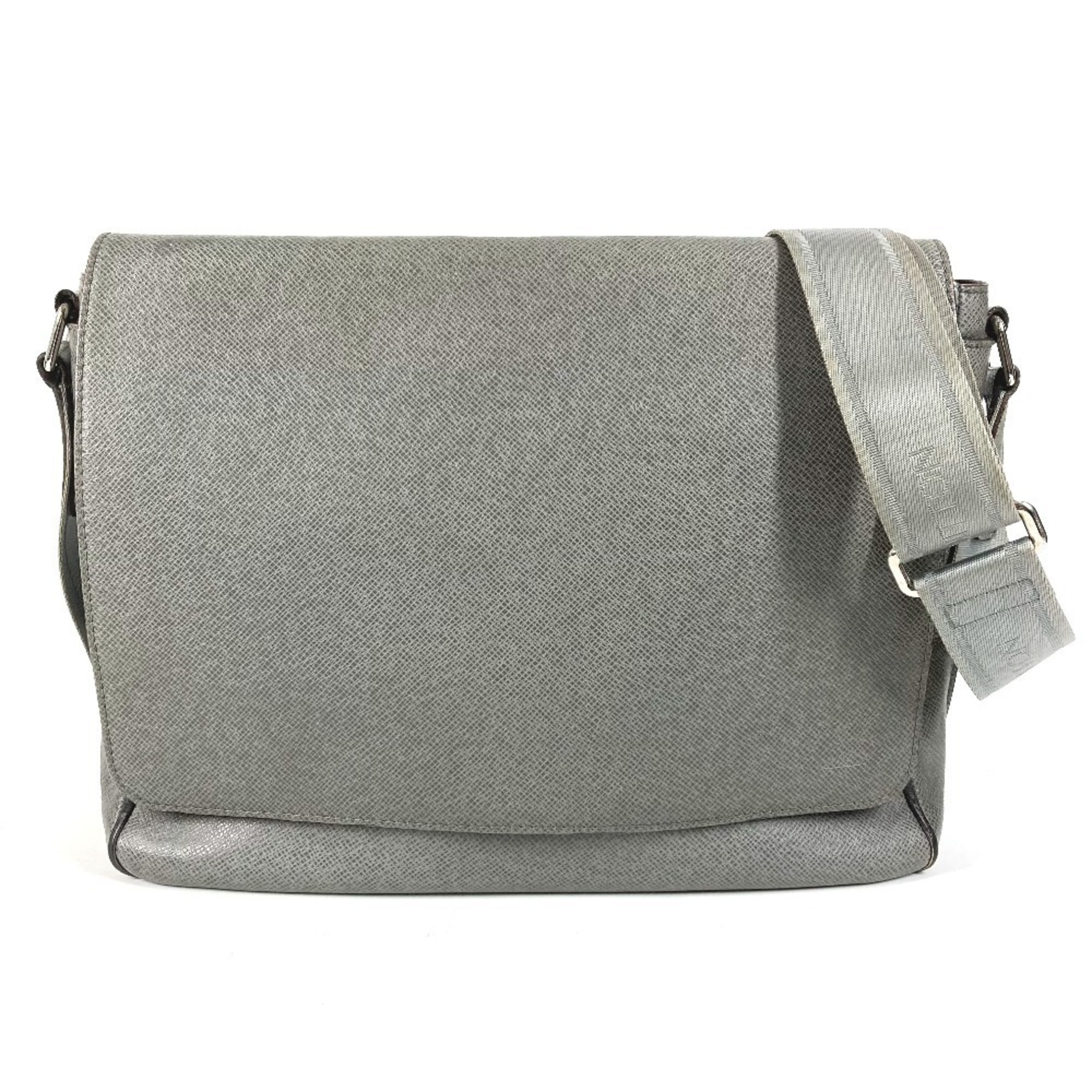 Louis Vuitton M32623 Taiga Roman Mm Messenger Bag, Shoulder Leather, Flap, Cr...